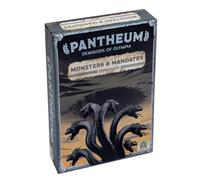 Monsters & Mandates Expansion for Pantheum | Family Strategy Game for Greek Mythology Fans | Ages 12+ | for 1-4 Players | Average Playtime 45-60 mins | Perfect for Family Game Night