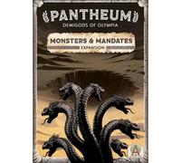 Monsters & Mandates Expansion for Pantheum | Family Strategy Game for Greek Mythology Fans | Ages 12+ | for 1-4 Players | Average Playtime 45-60 mins | Perfect for Family Game Night