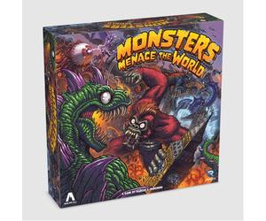 Monsters Menace The World Board Game - Brand New