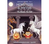 Monsters & Myths in Art: Dragons, Heroes & Magical Creatures Coloring Book for Kids Ages 6-12 - Famous Mythology Masterpieces to Color & Their Stories (Single-Sided)