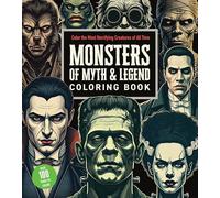 Monsters of Myth and Legend Coloring Book: Color the Most Horrifying Creatures of All Time - Over 100 Pages to Color! (Chartwell Coloring Books)