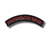 Monsters of Rock Patch Badge Embroidered Iron on Applique