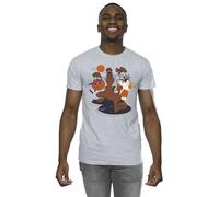 Monsters Pumpkin T-Shirt Scooby Doo Grey S