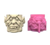 Monsters Silicone Flower Pots Mold Planter Concrete Molds Plaster Clay Resin Craft Home Decor Silicone