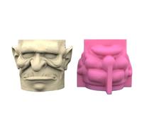Monsters Silicone Flower Pots Mold Planter Concrete Molds Plaster Clay Resin Mold Craft Home Decor Silicone Molds for Resin