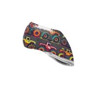 Monsters Truck Racing Graffiti Dark Golf Club Head Covers Sturdy Iron Headcover for Most Blade Putters