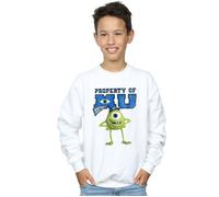 Monsters University Property Of MU Mike Sweatshirt Disney White 7-8 Years