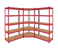 MonsterShop 1 X Z-Rax Corner Garage Racking Unit & 2 X Single Racking Storage Units