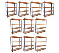 Monstershop 10 X S-Rax Racking 150Cm X 50Cm In Blue Blue One Size