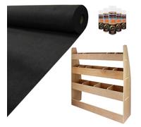 Monstershop 11Sqm Black Van Lining, Glue & Vw Caddy Rack Black