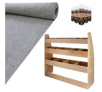 Monstershop 11sqm Smoke Grey Van Lining & VW Caddy Racking Unit Monstershop Grey