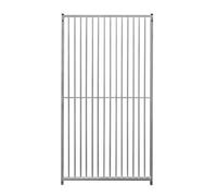 Monstershop 1M Dog Run Panel - 8Cm Bar Spacing In Silver Silver One Size