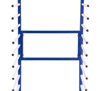 Combi Spray Drying Rack Trolley 2 Way Connector Monster Racking Blue One Size