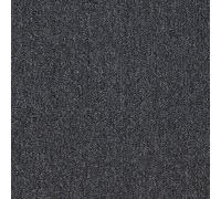 20 x Charcoal Black Carpet Tiles 5 Square Metres Commercial Hard