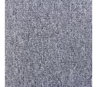 Monster Shop 20 x Carpet Tiles Platinum Grey 5 Square Metres Commercial Hard Wearing Heavy Duty Domestic Premium Office Home Flooring 50cm x 50cm 5m2