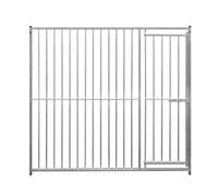 MonsterShop 2M Dog Run Panel With Door - 8Cm Bar Spacing