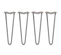 MonsterShop 4 X Hairpin Leg - 16 - Unfinished - 2 Prong - 12M