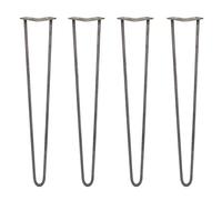 MonsterShop 4 X Hairpin Leg - 28 - Unfinished - 2 Prong - 12M