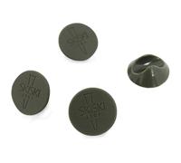 Monstershop 4 X Hairpin Leg Grey 12Mm Feet Protectors Pack Grey