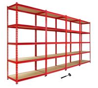 Z-Rax Metal Racking Units Red - Pack of 4, none