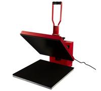Monstershop 50Cm Clam Heat Press, Ptfe Sheet & Sublimation Paper In Red Red