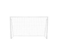 Football Goal Net 6 x 4ft All Weather PVC Goalpost 30ply Knotted Netting 24 Clips Portable Training Practice Indoor Outdoor Quick Slot & Click Assembly 5 Hole Target Sheet 16 Bungee Straps & Carry Bag