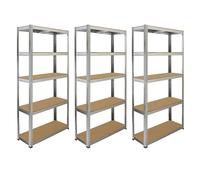 Monster Racking 6 X Galwix 90Cm X 180Cm X 30Cm Galvanised Racking