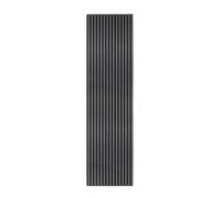 Monstershop Acoustic Slat Wall Panel ? Anthracite Grey, Grey