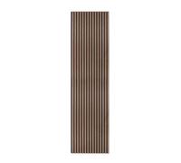 MonsterShop Acoustic Slat Wall Panel - Dark Walnut