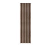 Monstershop Acoustic Slat Wall Panel - Dark Walnut, Brown