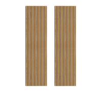 Monstershop Acoustic Slat Wall Panels x 2 - Oak, Cream