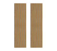 Monstershop Acoustic Slat Wall Panels x 2 - Oak in Beige Monstershop Beige