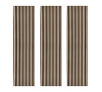 Monstershop Acoustic Slat Wall Panels x 3 - Light Walnut