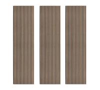 Monstershop Acoustic Slat Wall Panels x 3 - Light Walnut