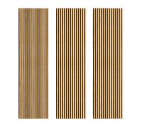Monstershop Acoustic Slat Wall Panels x 3 - Oak in Beige Monstershop Beige