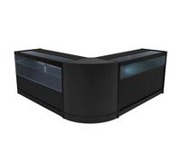Monster Shop Adonis LED Shop Counter Set B1500, C1500 & CM60 - Black