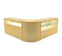 Monstershop Adonis LED Shop Counter Set B1500, C1500 & CM60 - Maple in Beige Monstershop Beige