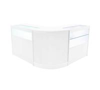 Monstershop Adonis LED Shop Counter Set B900, C900 & CM60 - White
