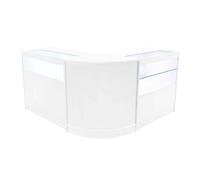 Monstershop Adonis LED Shop Counter Set B900, C900 & CM60 - White Monstershop White