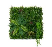 Monstershop Alina Artificial Wall Tile - 100cm x 100cm, Green