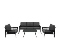 (Anthracite Grey) Outdoor Aluminium 4 Piece Furniture Set Garden