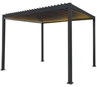 Monstershop Aluminium Pergola With LED Lights -