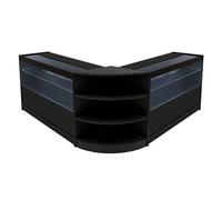 Andromeda LED Shop Counter Set LM60 & 2 x C1200 - Black Monstershop Black One Size