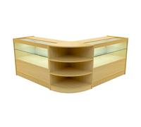 Andromeda LED Shop Counter Set LM60 & 2 x C1200 - Maple Beige