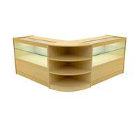 Andromeda LED Shop Counter Set LM60 & 2 x C1200 - Maple Beige