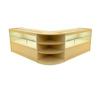 Monstershop Andromeda Led Shop Counter Set Lm60 & 2 X C1500 - Maple In Beige Beige