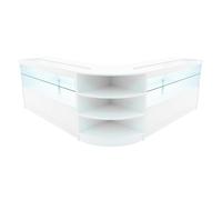 Monstershop Andromeda LED Shop Counter Set LM60 & 2 x C1500 - White