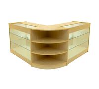 Monstershop Apollo LED Shop Counter Set LM60 & 2 x K1200 - Maple