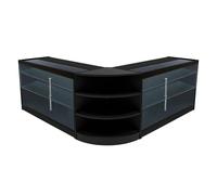 Monstershop Apollo LED Shop Counter Set LM60 & 2 x K1500 - Black Monstershop Black