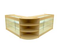 Monstershop Apollo LED Shop Counter Set LM60 & 2 x K1500 - Maple in Beige Monstershop Beige